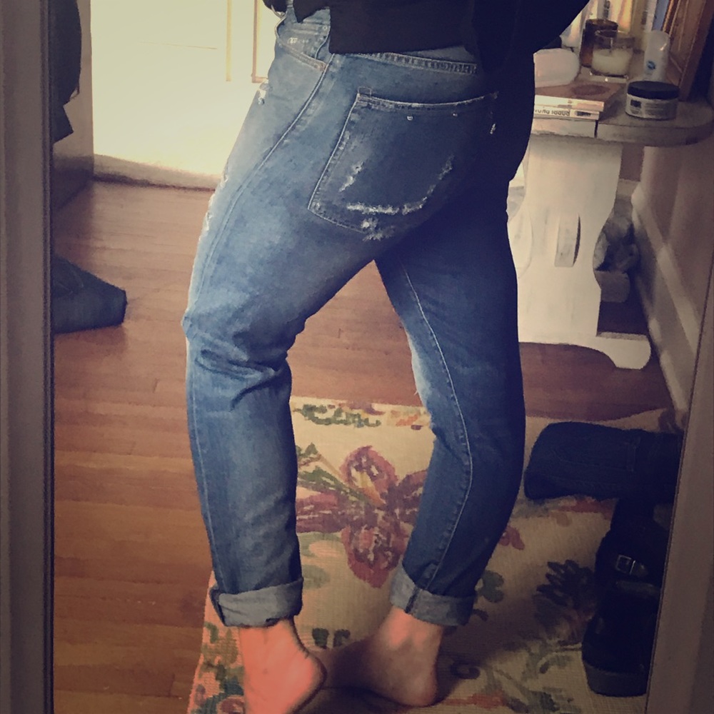 Levi’s boyfriend jeans